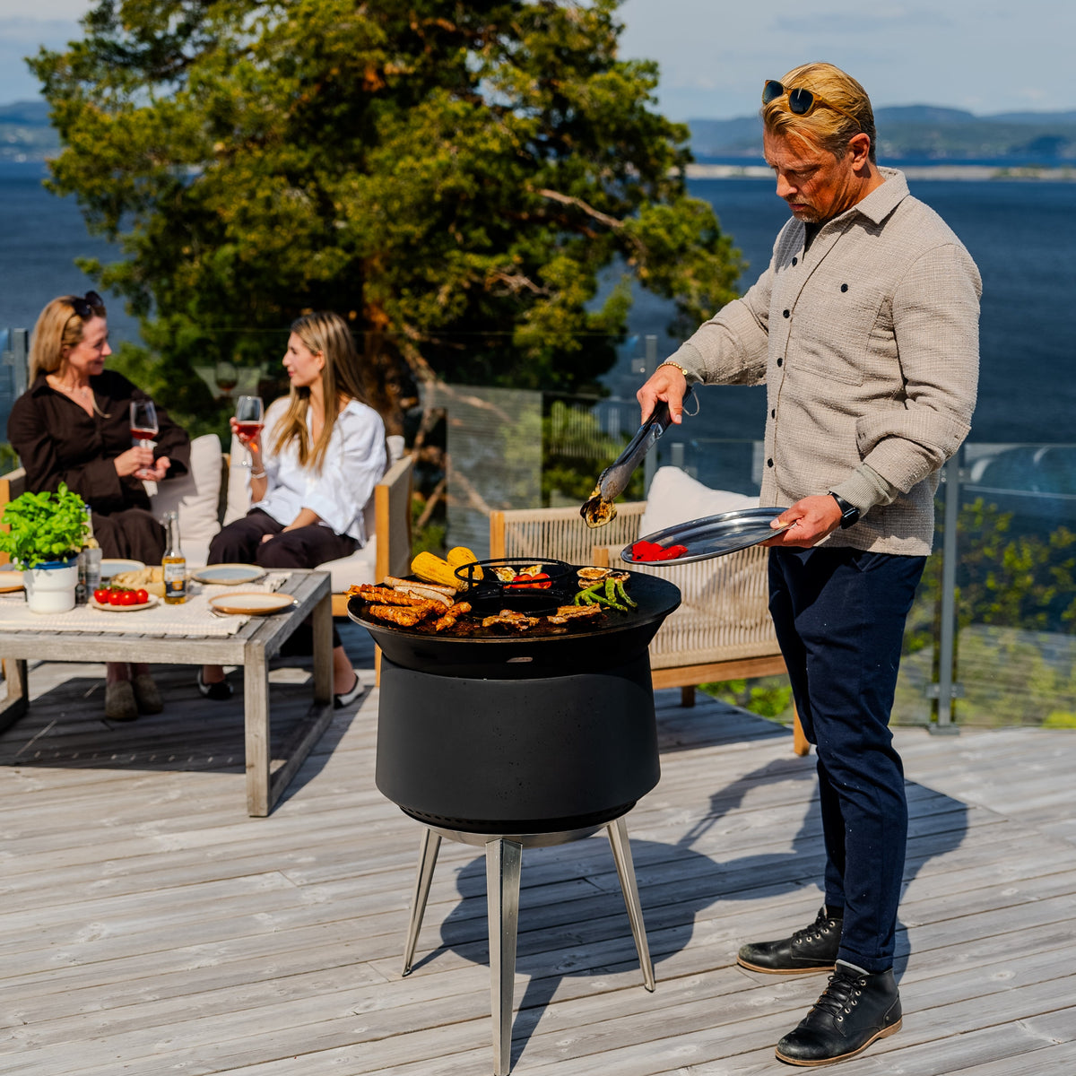 Sæt: Juna Pluss + grillplade + låg