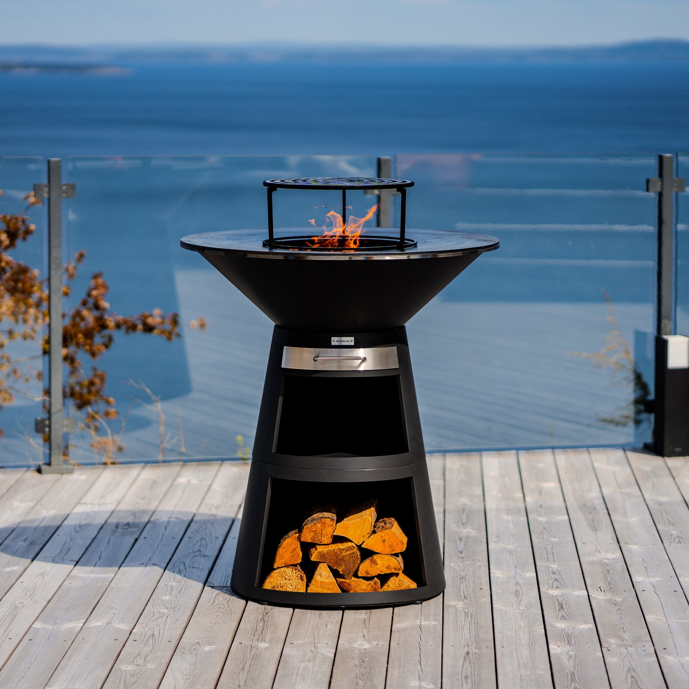 Bålpladegrill Aska, 80 cm