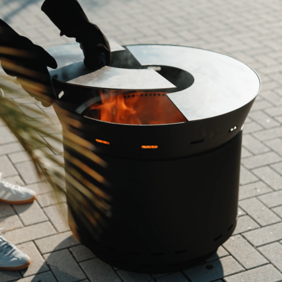 Bålpladegrill, plancha-indsats Lunda