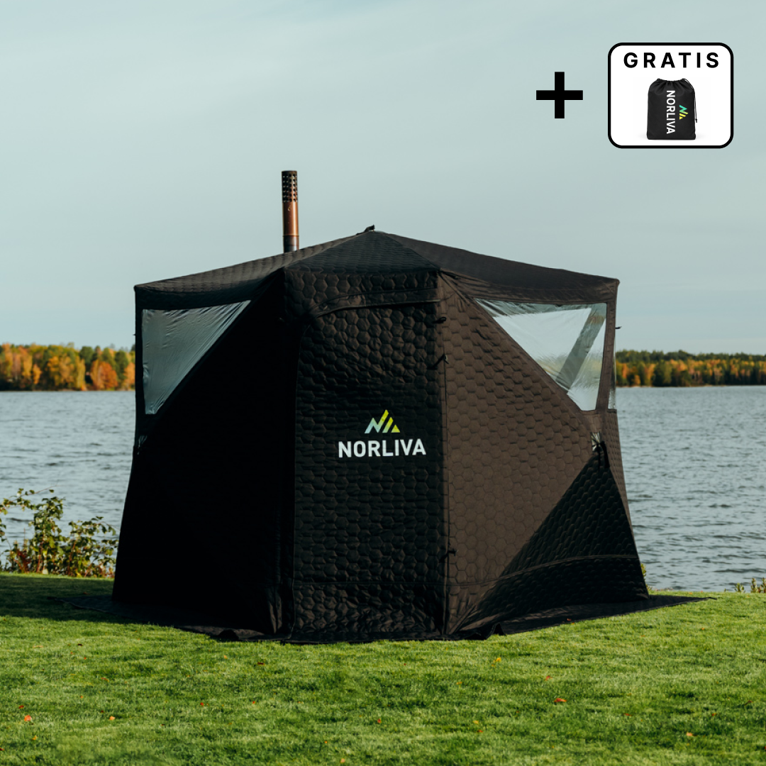 Mobilt saunatelt Dalen 3.0 med saunaovn