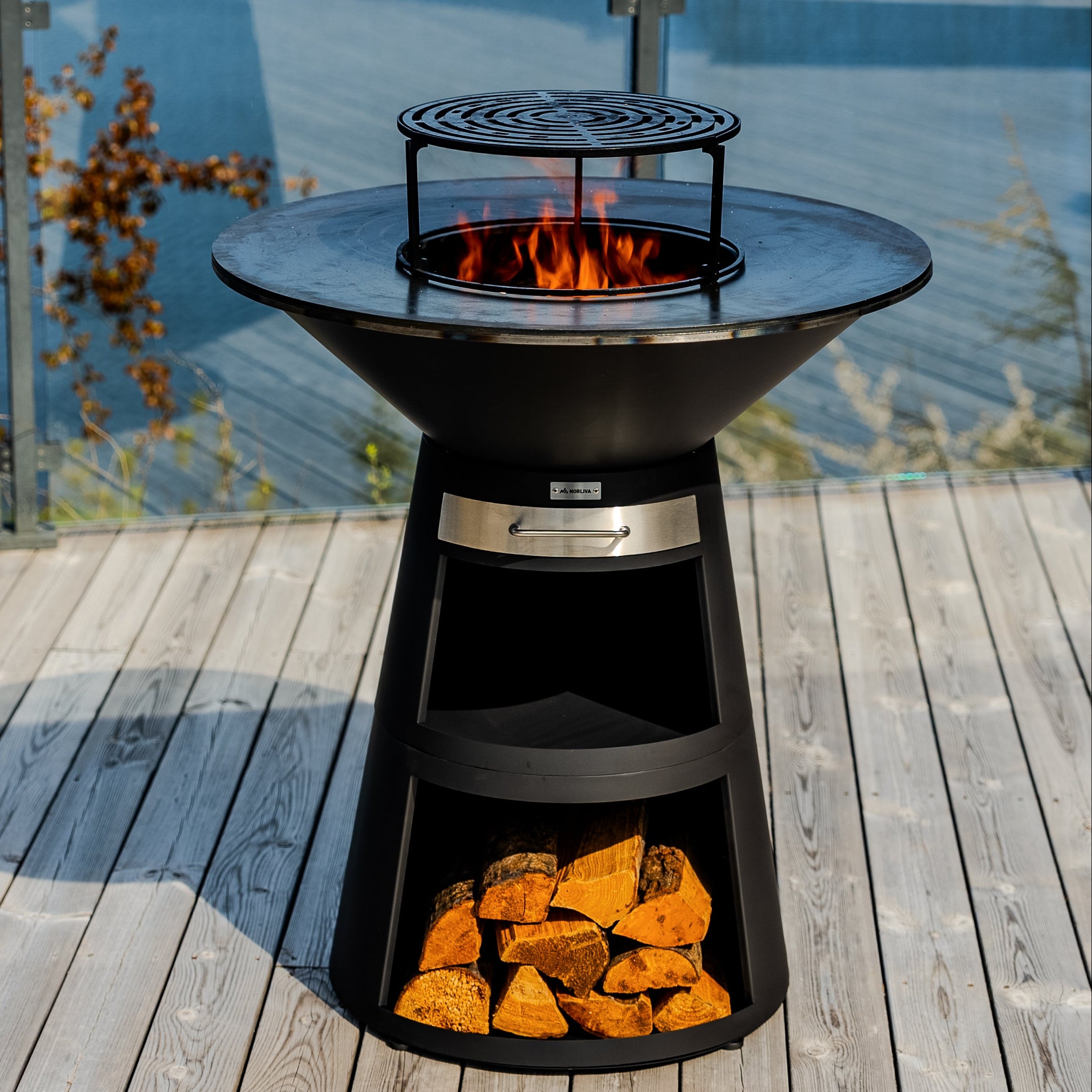 Bålpladegrill Aska, 80 cm