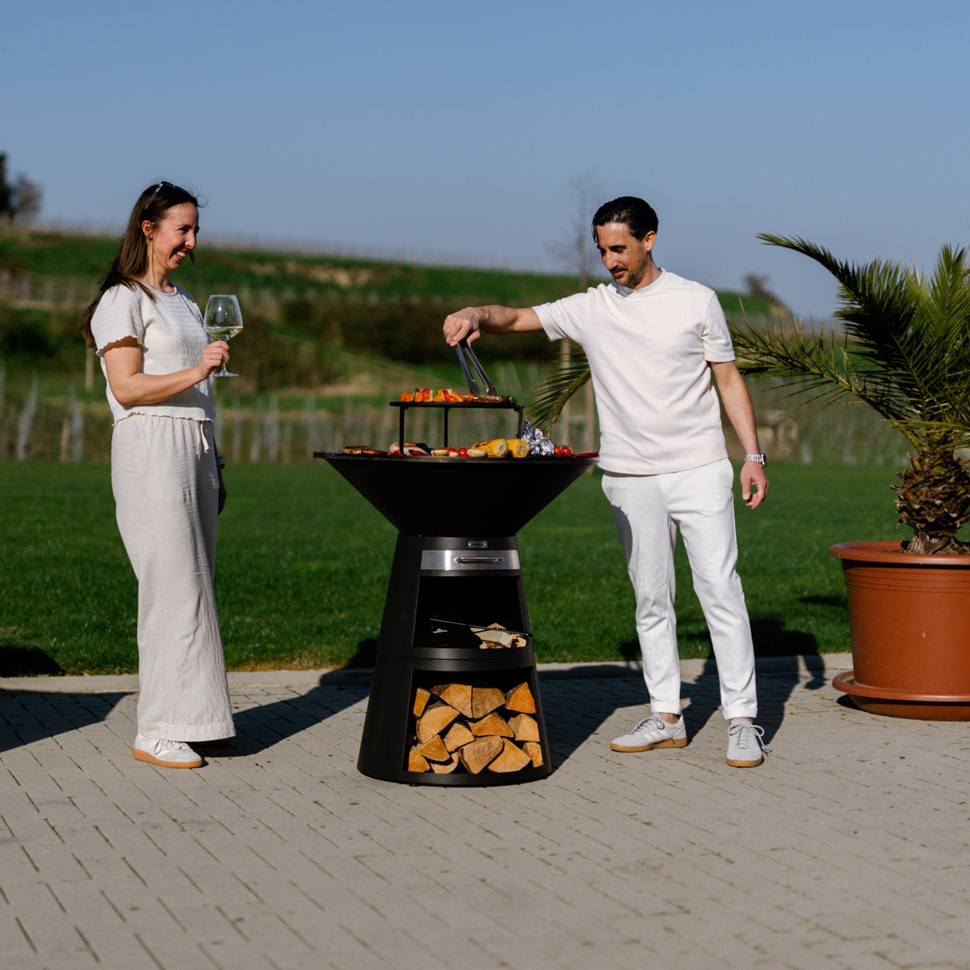 Bålpladegrill Aska, 80 cm