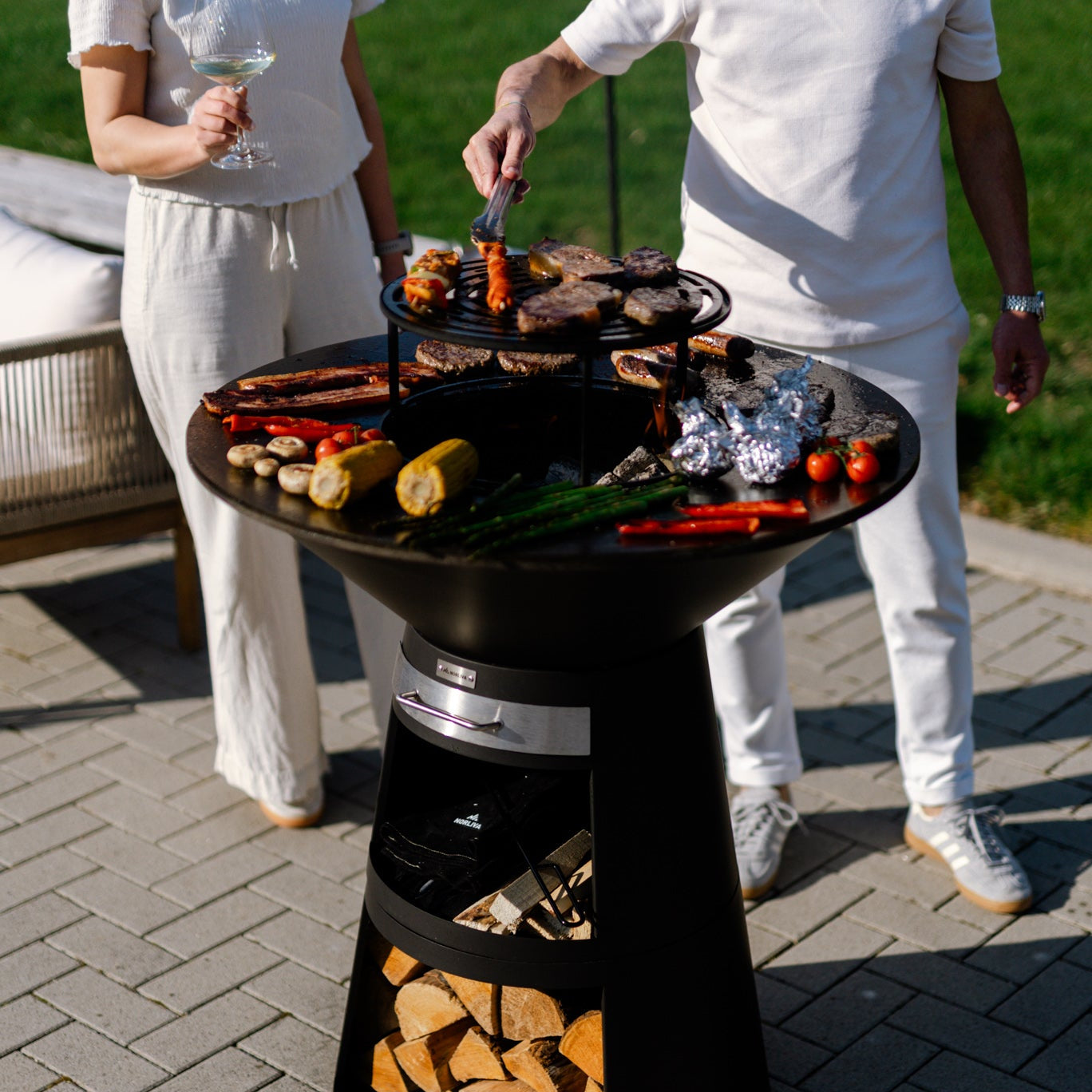 Bålpladegrill Aska, 80 cm